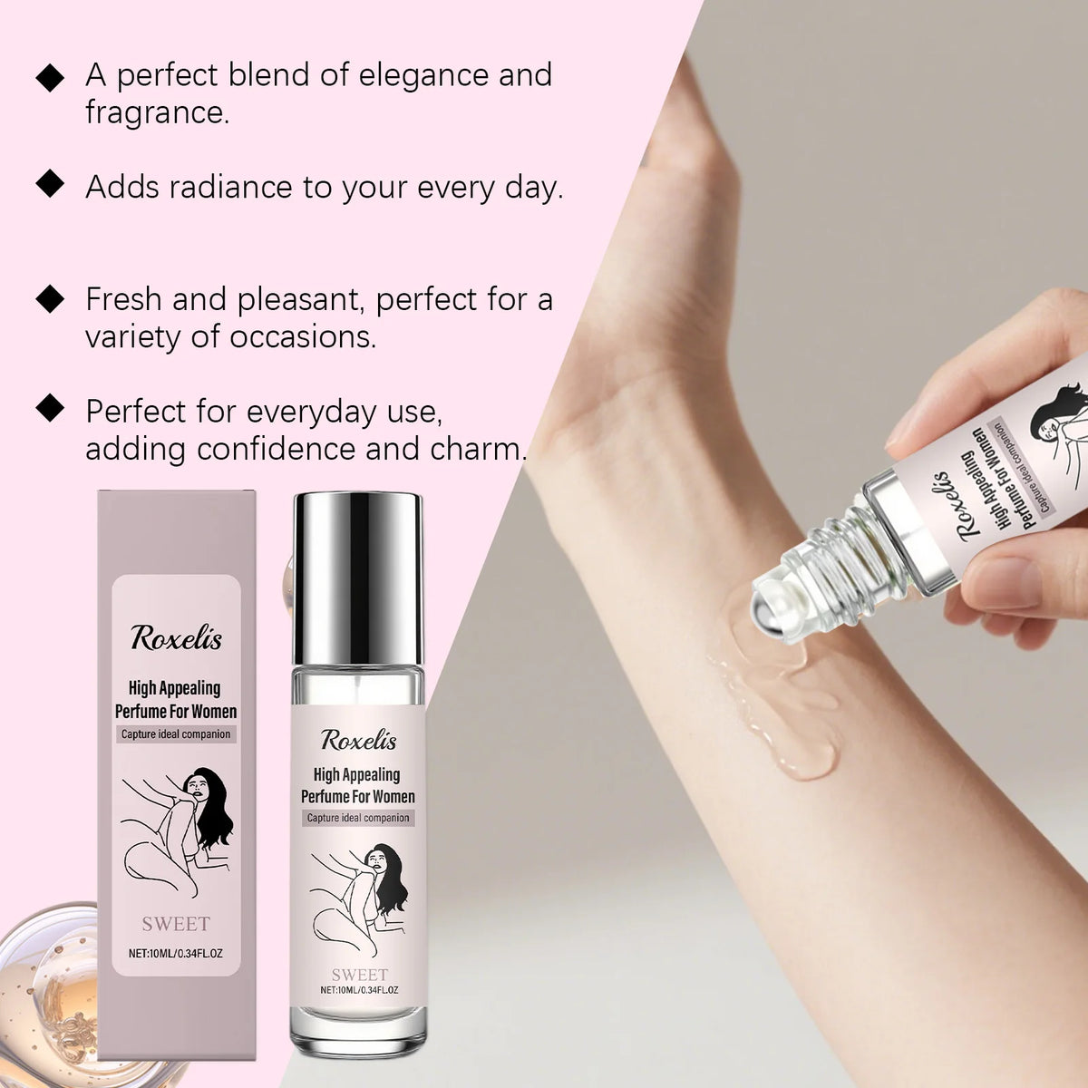Roxelis 10ml Women Charm Perfume Lasting Natural Sweet Fragrance Daily Commuting Dating Eau De Toilette Pheromone Couple Perfume - AliExpress 66