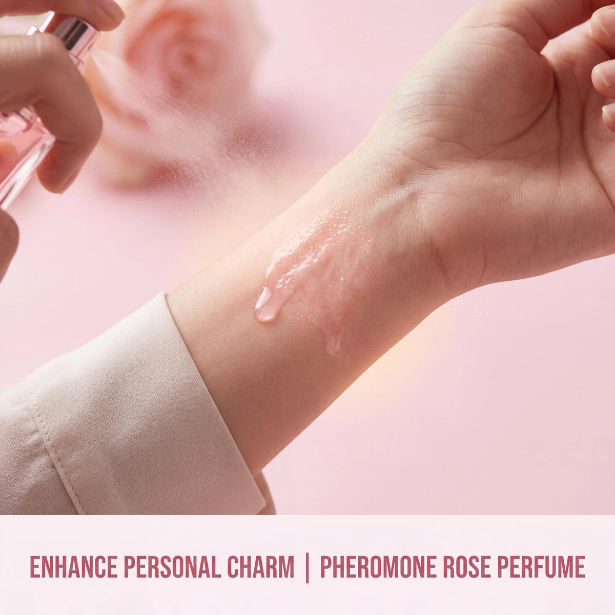 Roxelis Alluring Rose Pheromone Perfume Long Lasting Fragrance Enhances Charm Attraction Deepens Appeal Suitable For Any Occasion Body Mist Spray