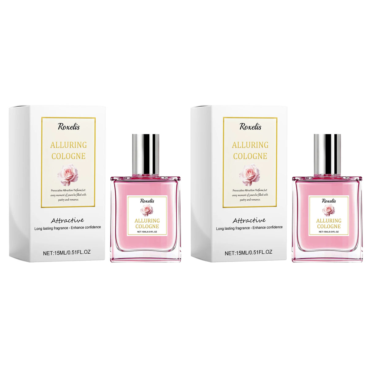 Roxelis Alluring Rose Pheromone Perfume Long Lasting Fragrance Enhances Charm Attraction Deepens Appeal Suitable For Any Occasion Body Mist Spray