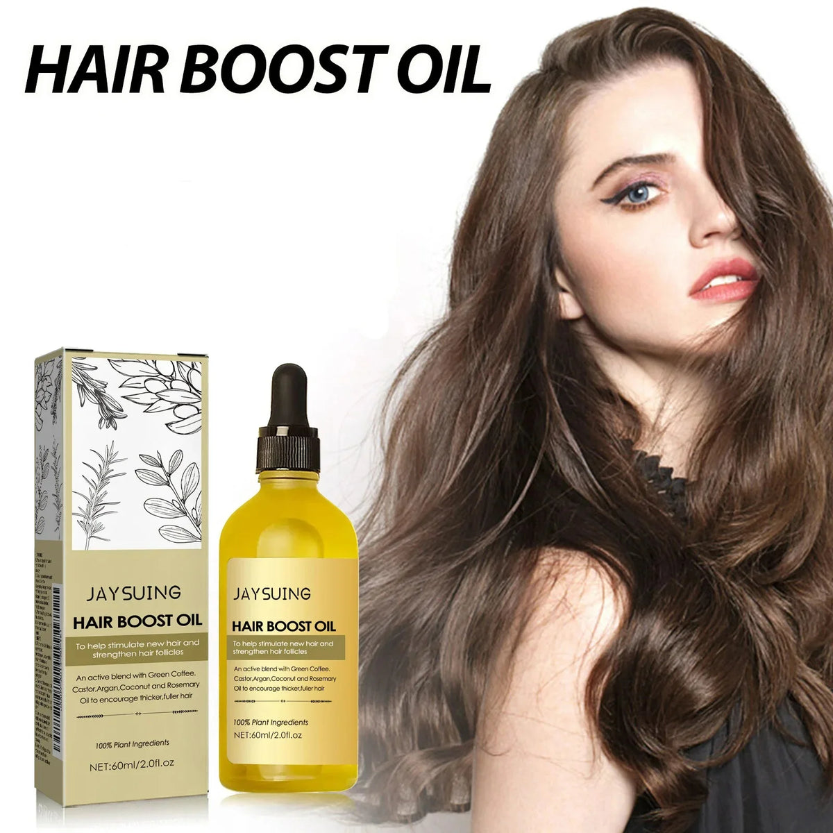 60ml Hair Growth Serum for Hair Loss Treatment