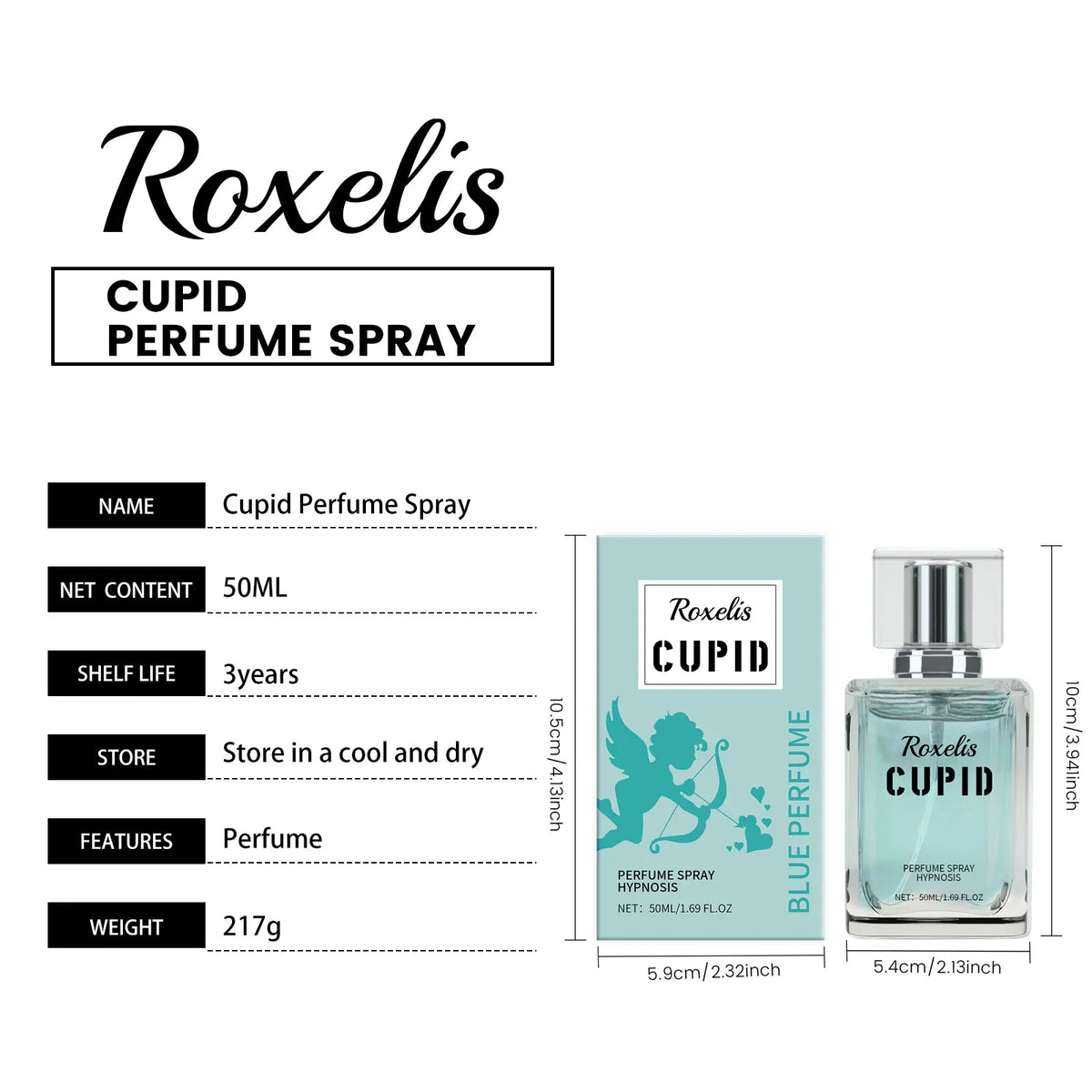 Roxelis 50ml Pheromone Cupid Perfume - Charming Fresh Fragrance for Flirting And Attraction Lasting Cologne Perfume for Dating - AliExpress 66