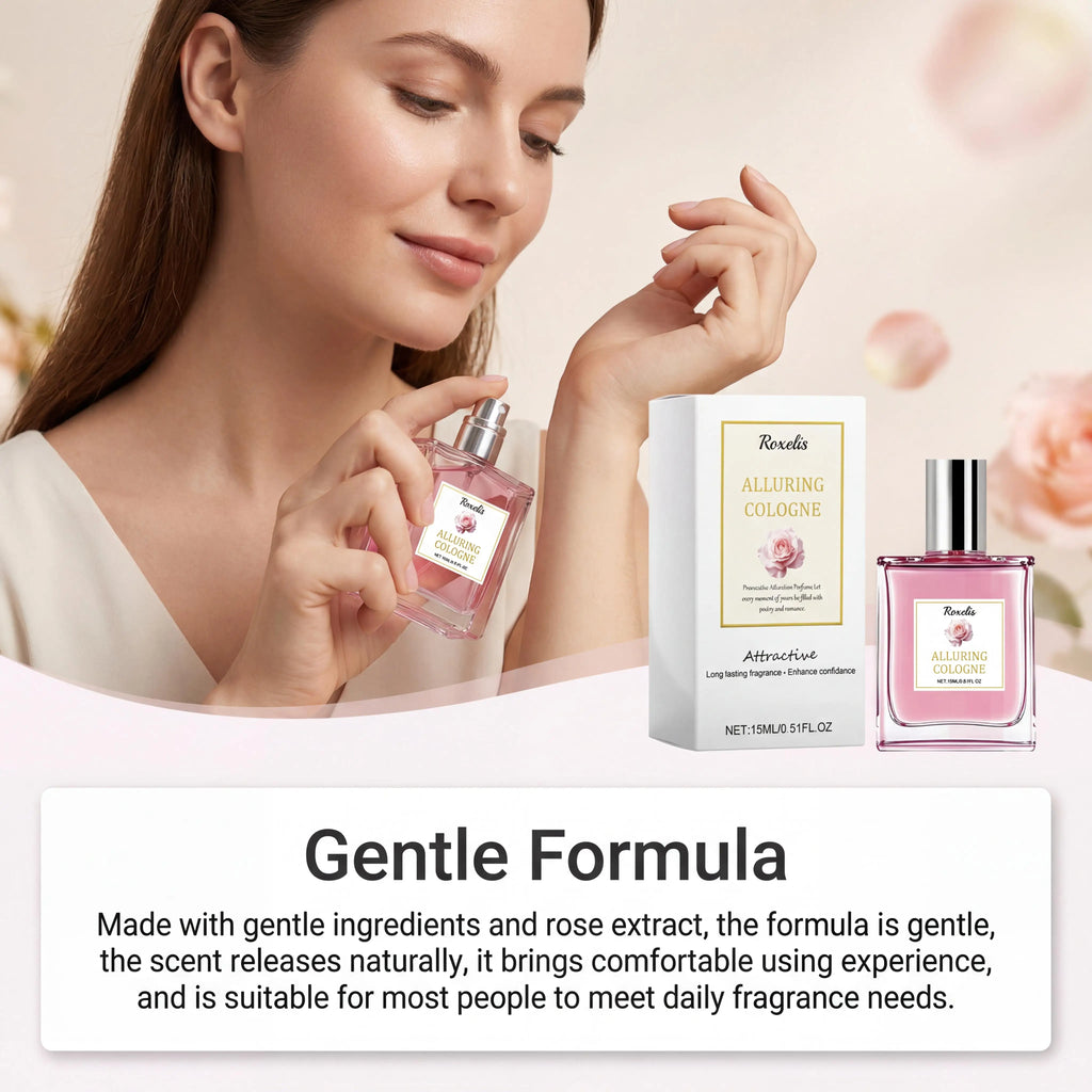 Roxelis Alluring Rose Pheromone Perfume Long Lasting Fragrance Enhances Charm Attraction Deepens Appeal Suitable For Any Occasion Body Mist Spray