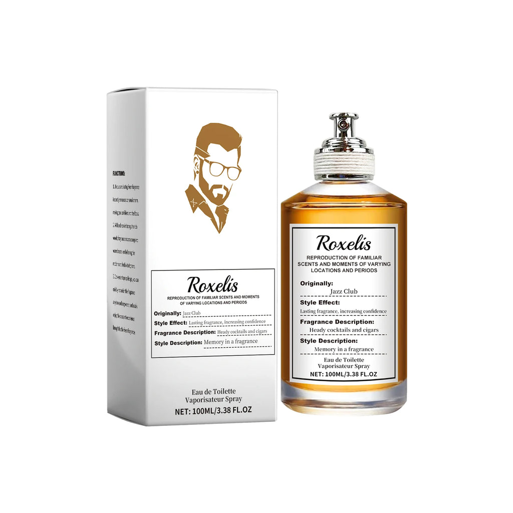Roxelis Jazz Perfume Tobacco Flavor Lasting Fragrance Fresh Wood Fragrance Men S Charm Tobacco Fragrance Long-Lasting Perfume