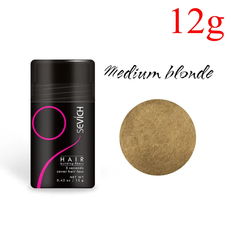 Sevich 12g & 25g Hair Building Fiber Keratin Fiber Hair Instant Concealer Hair Loss Product Extension Thicken Hair 10 Colors - AliExpress 66