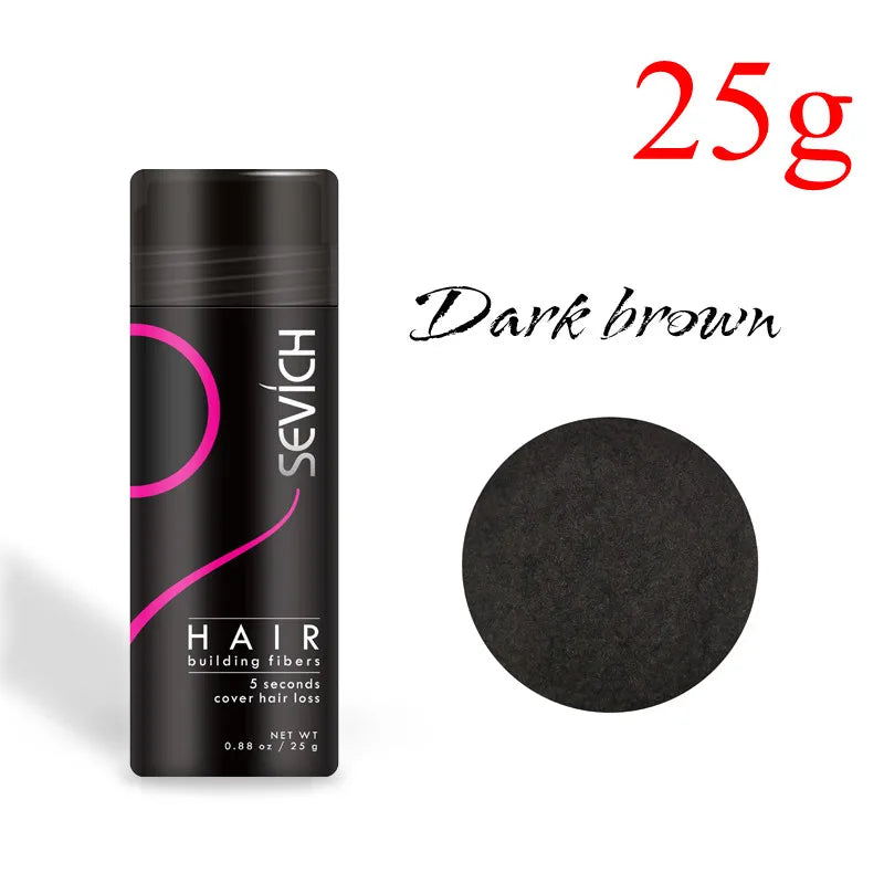 Sevich 12g & 25g Hair Building Fiber Keratin Fiber Hair Instant Concealer Hair Loss Product Extension Thicken Hair 10 Colors - AliExpress 66