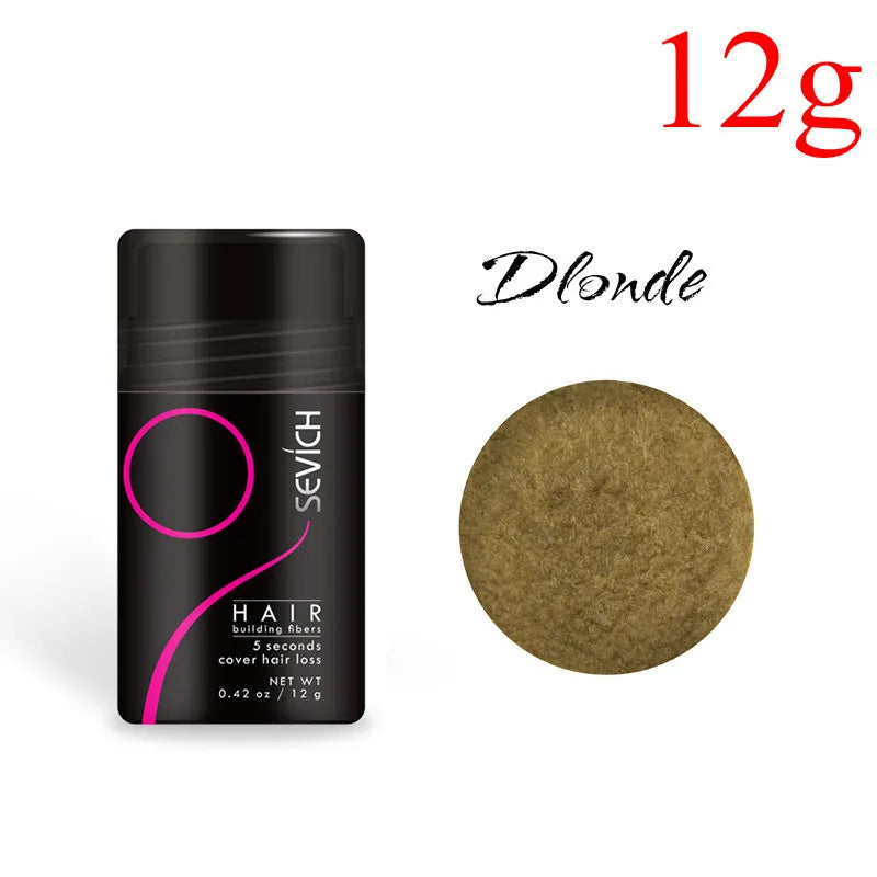 Sevich 12g & 25g Hair Building Fiber Keratin Fiber Hair Instant Concealer Hair Loss Product Extension Thicken Hair 10 Colors - AliExpress 66