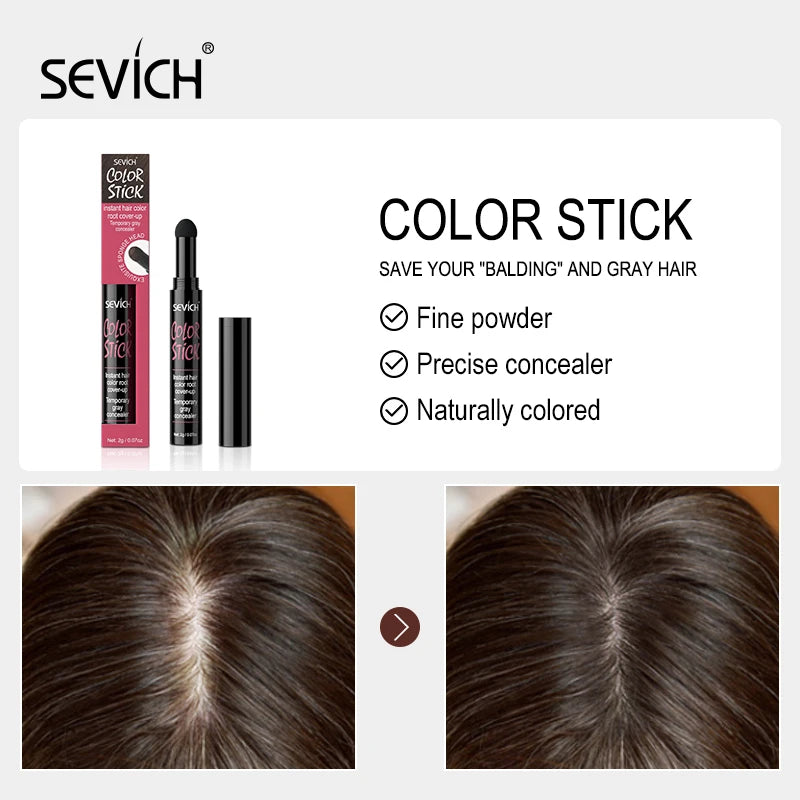 Sevich New Hair Shadow Powder 2g Root Cover Up Stick Hairline Edge Control Powder Filling Hair Line Concealer Loss Powder Pen - AliExpress 66