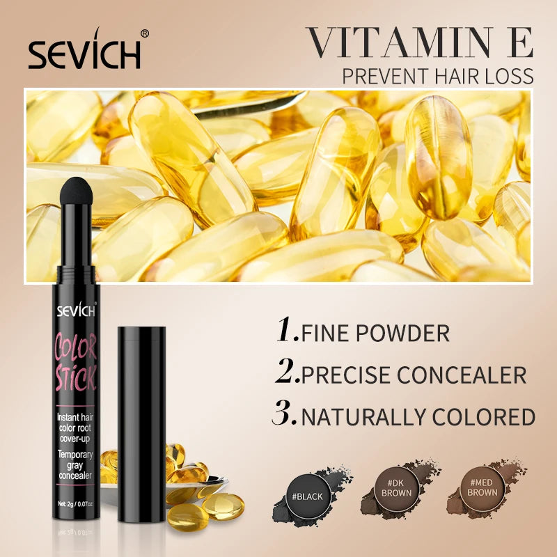 Sevich New Hair Shadow Powder 2g Root Cover Up Stick Hairline Edge Control Powder Filling Hair Line Concealer Loss Powder Pen - AliExpress 66