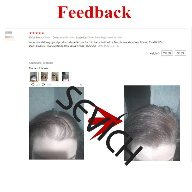 Sevich 100g Keratin Hair Loss Fiber - 10 Color