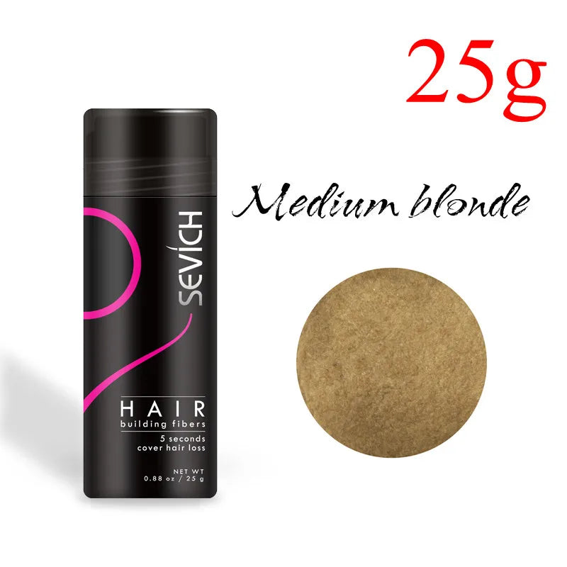 Sevich 12g & 25g Hair Building Fiber Keratin Fiber Hair Instant Concealer Hair Loss Product Extension Thicken Hair 10 Colors - AliExpress 66