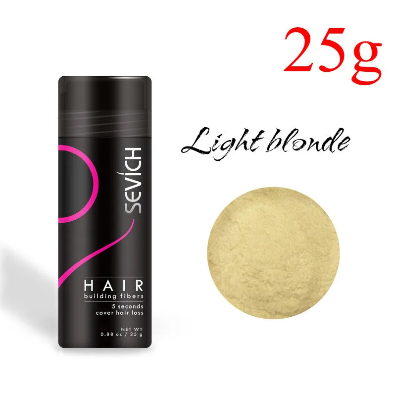 Sevich 12g & 25g Hair Building Fiber Keratin Fiber Hair Instant Concealer Hair Loss Product Extension Thicken Hair 10 Colors - AliExpress 66