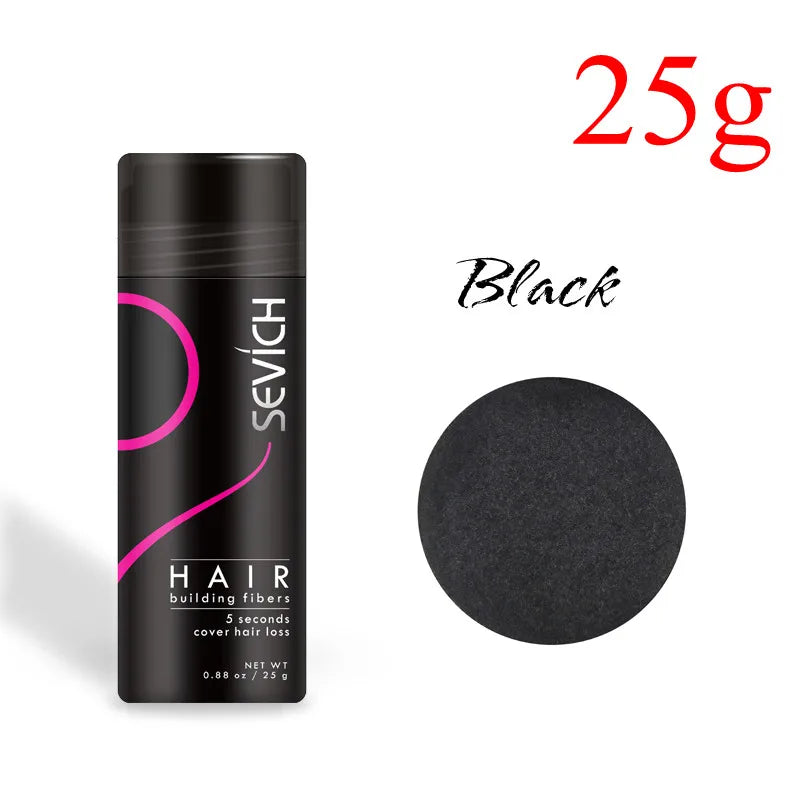Sevich 12g & 25g Hair Building Fiber Keratin Fiber Hair Instant Concealer Hair Loss Product Extension Thicken Hair 10 Colors - AliExpress 66
