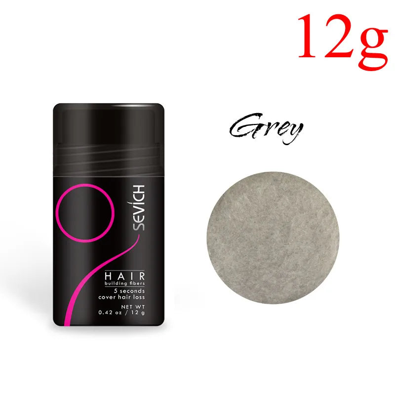 Sevich 12g & 25g Hair Building Fiber Keratin Fiber Hair Instant Concealer Hair Loss Product Extension Thicken Hair 10 Colors - AliExpress 66