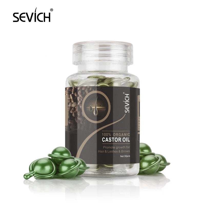 Sevich Smooth Silky Hair Vitamin Capsule Keratin Complex Oil Hair Care Repair Damaged Hair Serum Anti-Loss Moroccan Hair Oil - AliExpress 66