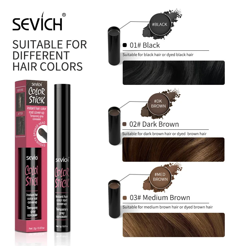 Sevich New Hair Shadow Powder 2g Root Cover Up Stick Hairline Edge Control Powder Filling Hair Line Concealer Loss Powder Pen - AliExpress 66