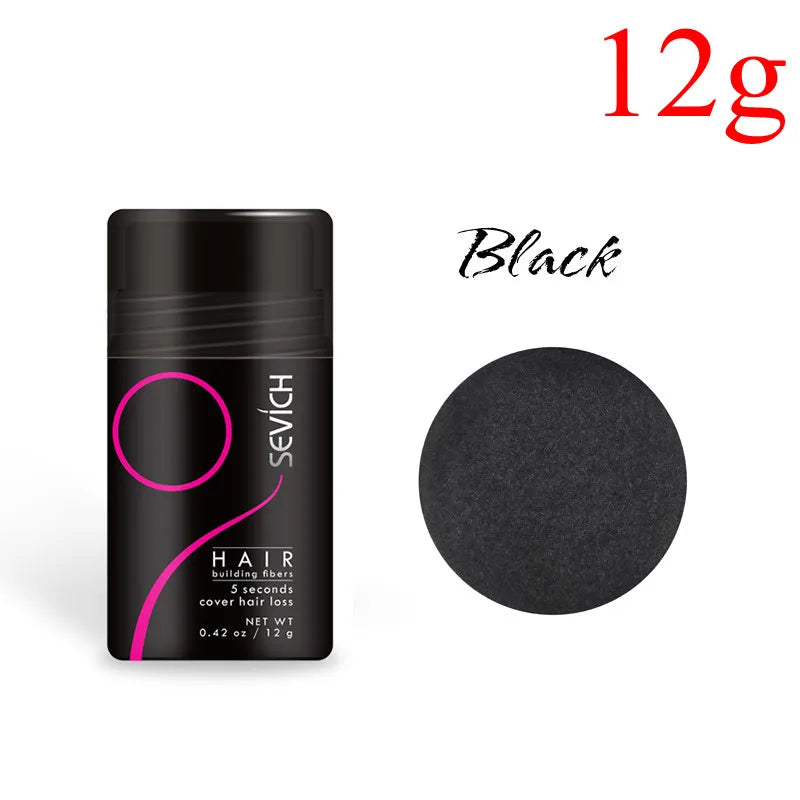Sevich 12g & 25g Hair Building Fiber Keratin Fiber Hair Instant Concealer Hair Loss Product Extension Thicken Hair 10 Colors - AliExpress 66