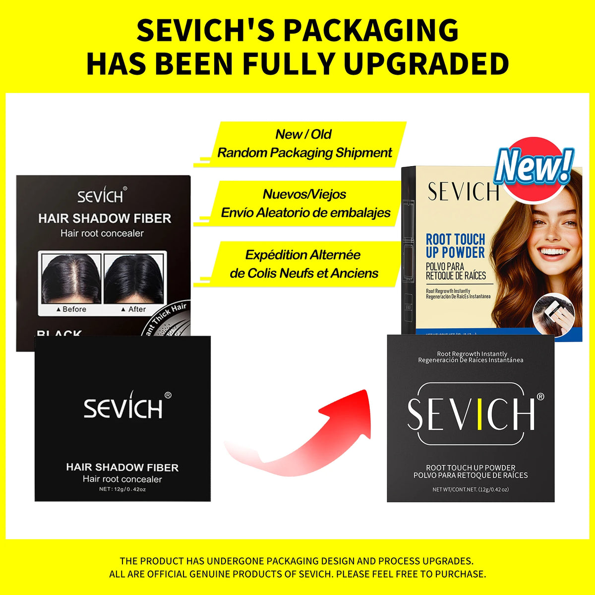 Sevich 5 Color Hair Shadow Powder 12g