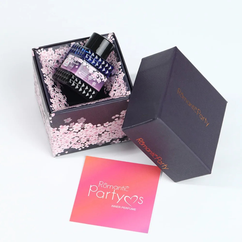 Women Intimate Perfume Gift Box Mini Diamond Bottle Long Lasting Soft Floral Light Scent Sakura Portable Travel Dating Fragrance