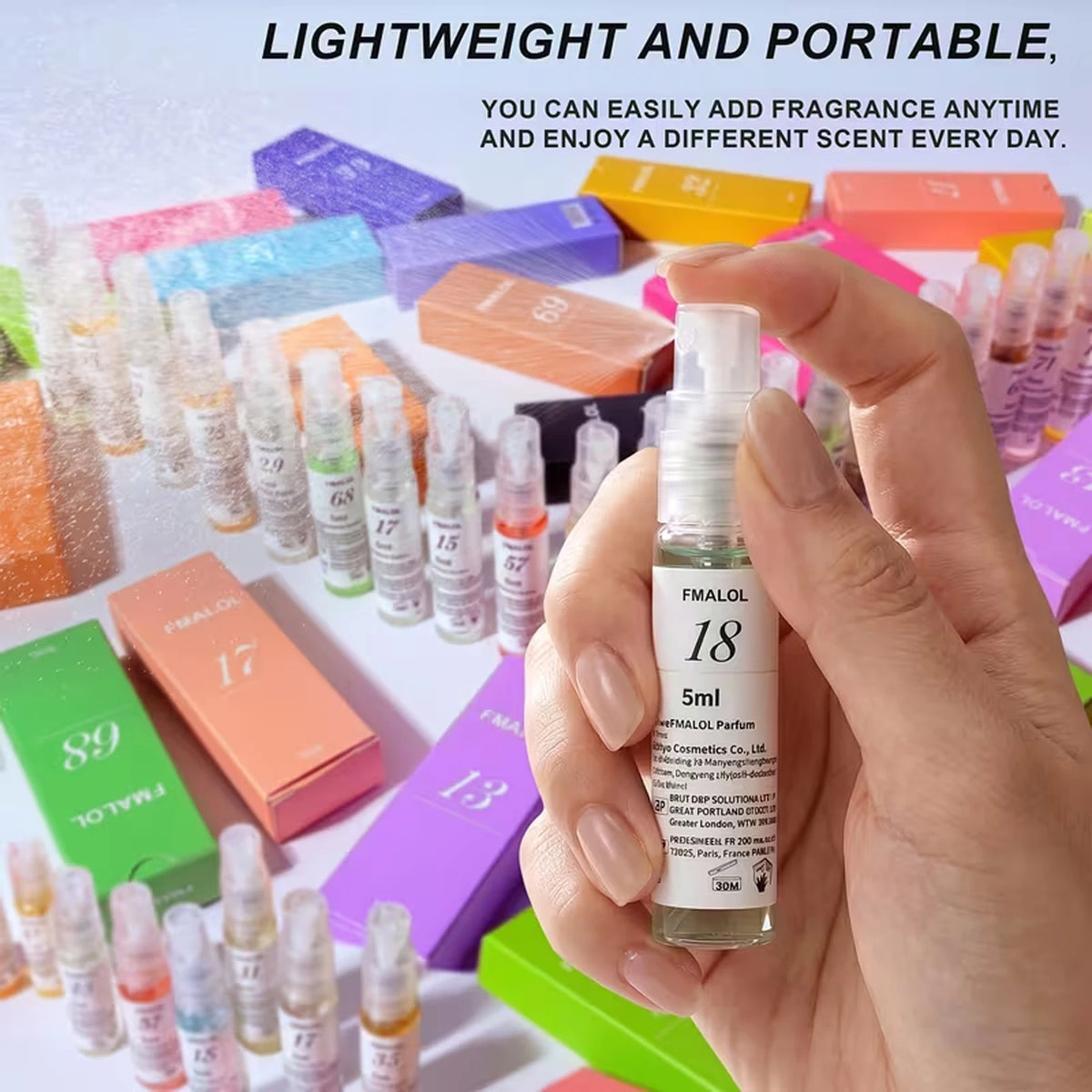 20PCS Of Long-lasting, High-concentration Mini Perfume Sprays for Women - Perfect for Casual Wear And As A Gift, Compact And Portable (Floral/Fruity/Woody Scents) - An Ideal Choice for Perfume Lovers, And A Great Birthday/Anniversary Gift for Women.