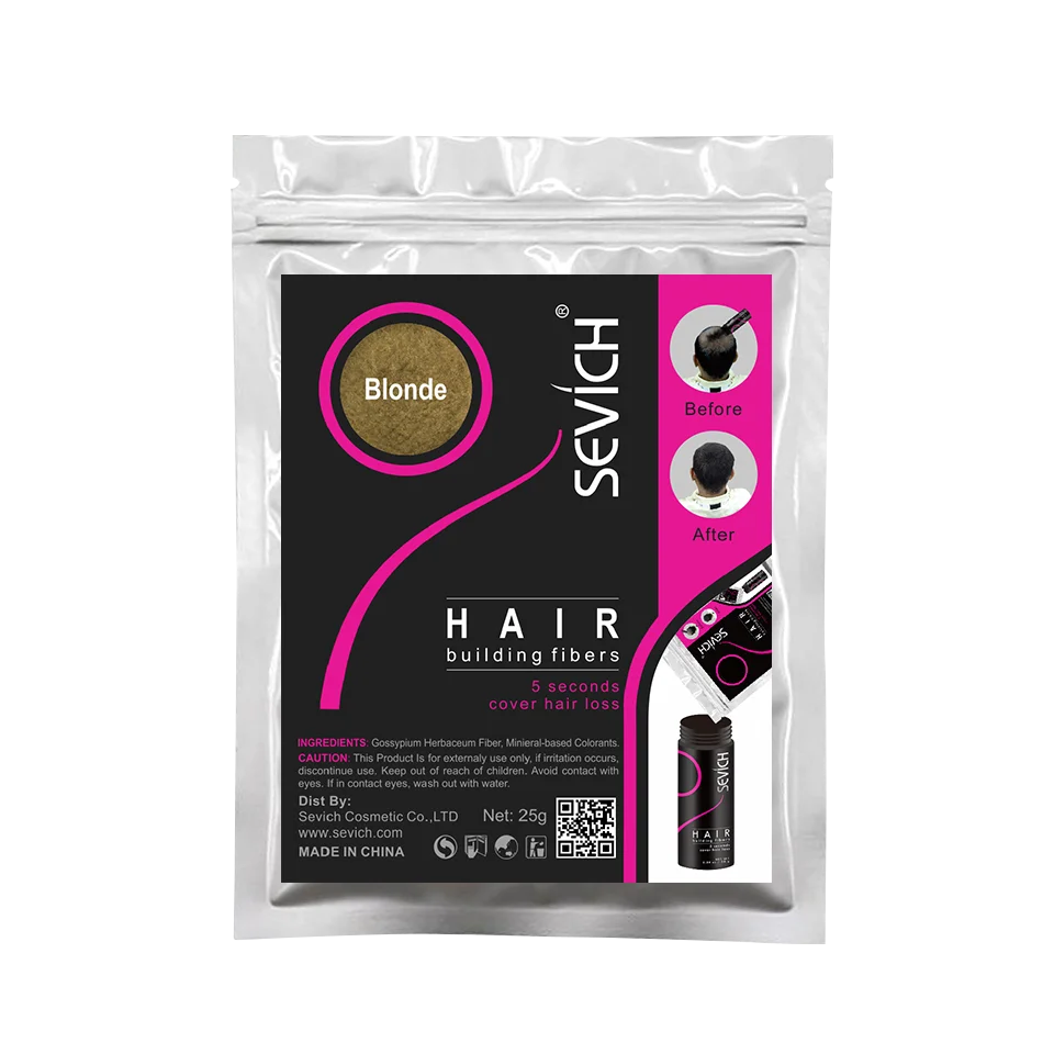 SEVICH 25g Hair Fibers Refill Bag Bald Extension Hair Growth Powder Salon Professional Hair Treatment Unisex Hair Loss Products - AliExpress 66