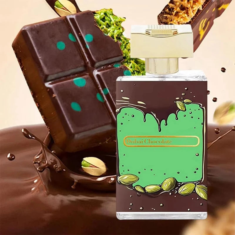 100ml Original Dubai Chocolate Perfume Long-lasting Fragrance Pheromone Fresh Charm Fragrance Irresistible Chocolate Scent Spray