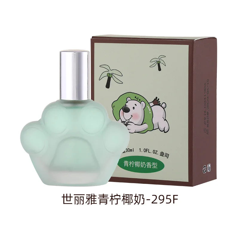 Bear Paw Perfume 30ML EDT Long Lasting Sweet Fruity Milk Gourmand Fragrance Cute Animal Shaped Ideal For Women Daily Use & Gift