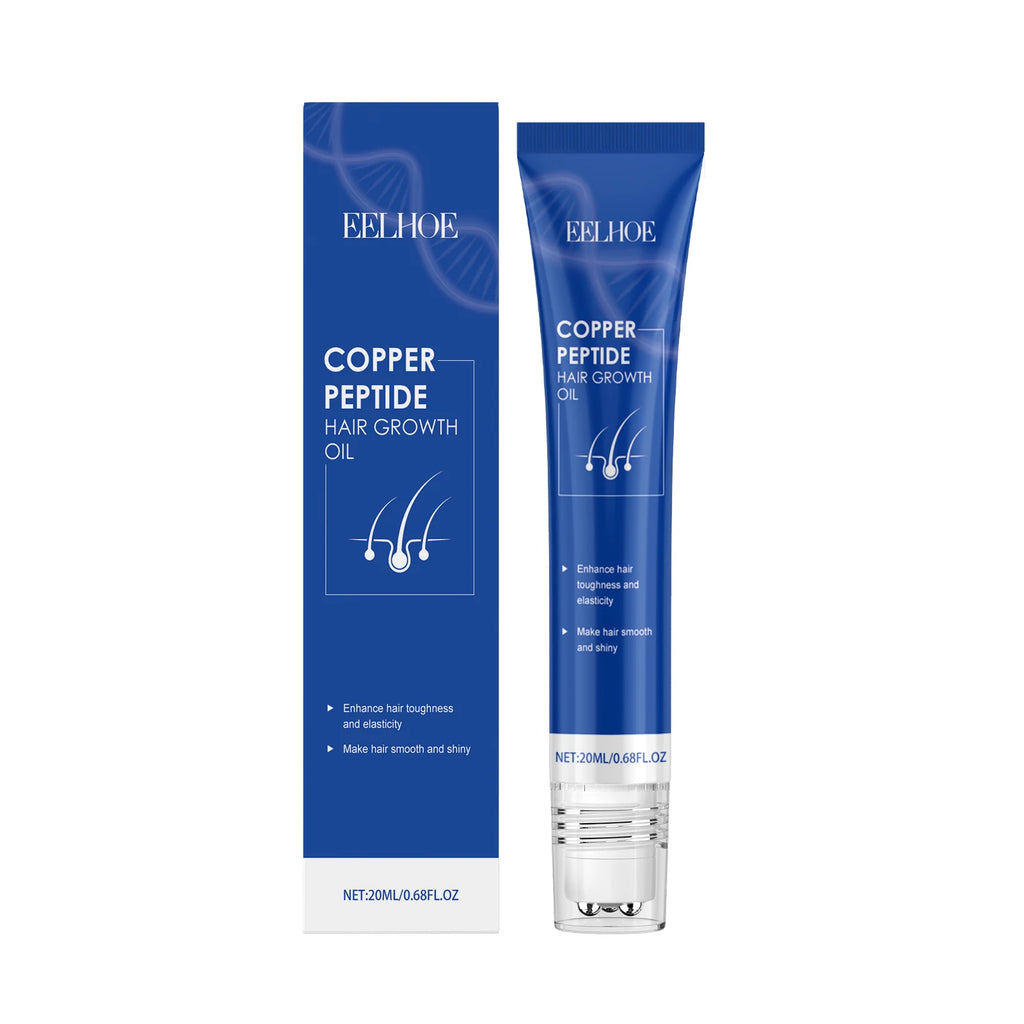 EELHOE Blue Copper Peptide Hair Oil, Nourishes Dry Frizzy Hair, Reduces Breakage, Adds Shine & Softness, Scalp Care Treatment - AliExpress 66