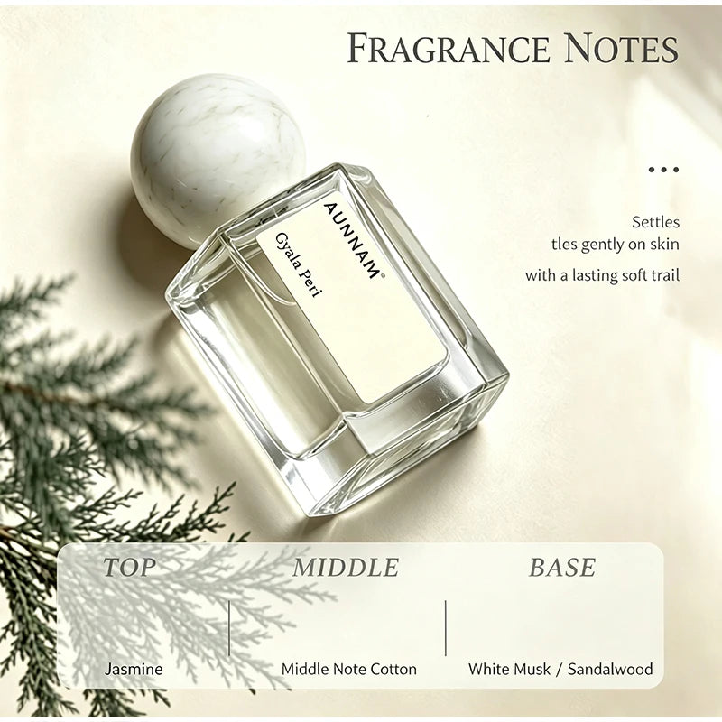 Gyala Peri Perfume Milk Sandalwood Scent 50ml Woody Light Fragrance Portable Spray For Men Women Daily Use