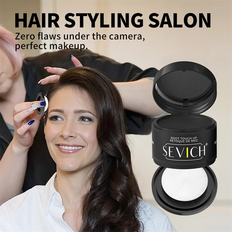 Sevich Hair Shadow Powder 13 Color Instantly Hair Line Powder Women Men Makeup Hair Concealer Natural Cover Hairline Powder