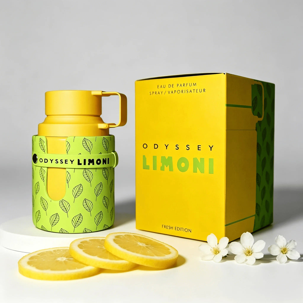 Armaf Odyssey Limoni Fresh Edition Unisex EDP Perfume Refreshing Lemon Citrus Perfume Leaf Pattern Cylinder Bottle Summer Luxury Gift Perfume for Him Her - AliExpress 66