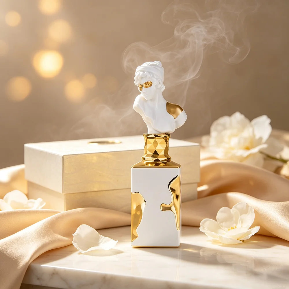 Women Luxury Sculpture Goddess Bust Perfume Eau De Parfum 100ml, White Gold Art Decor Bottle, Long?Lasting Middle Eastern Scent For Daily Wear & Gifting - AliExpress 66