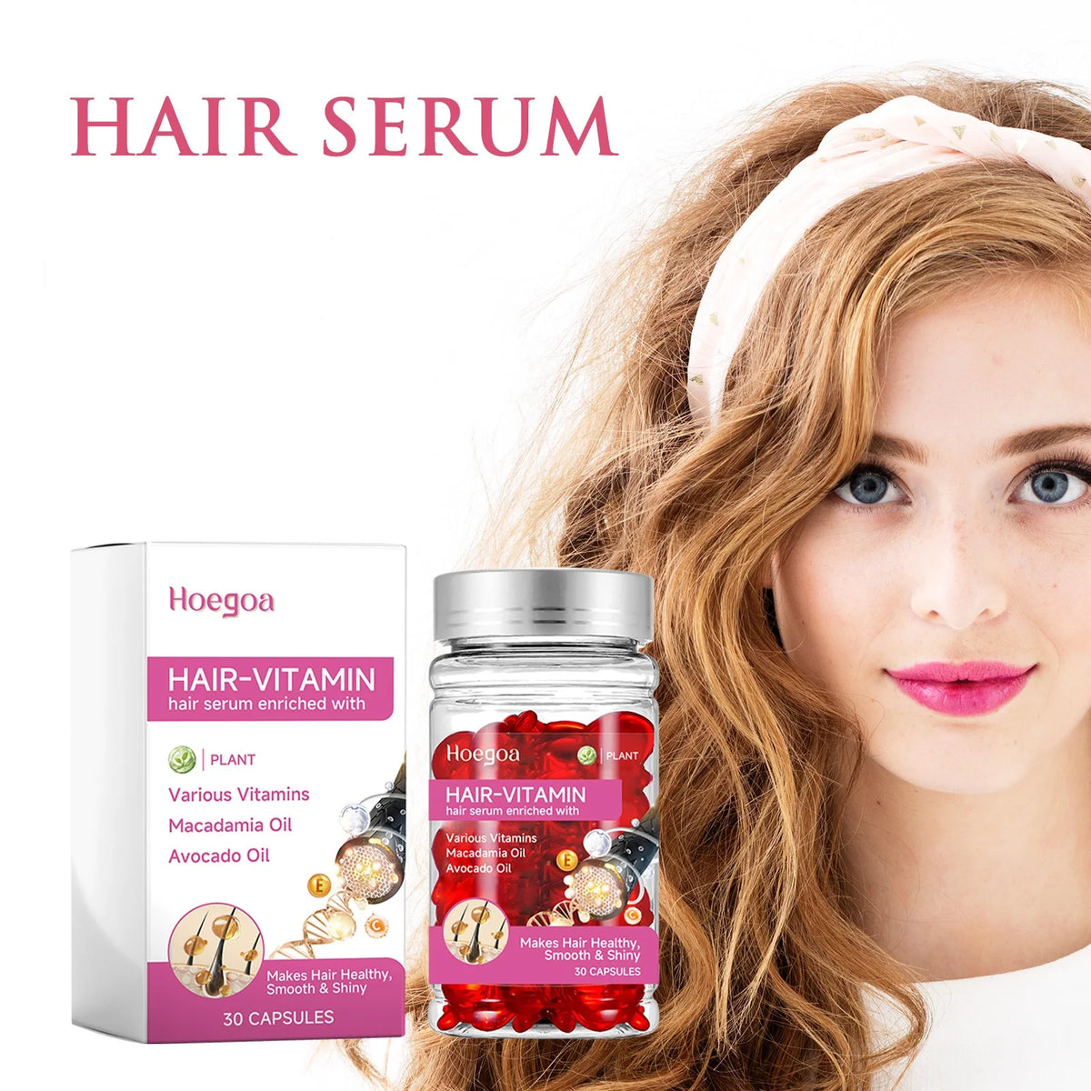 Vitamin Hair Growth Serum Capsule Deeply Moisturizing Reduce Loss Repair Damaged Improve Frizzy Scalp Treatment Hair Essence Oil - AliExpress 66