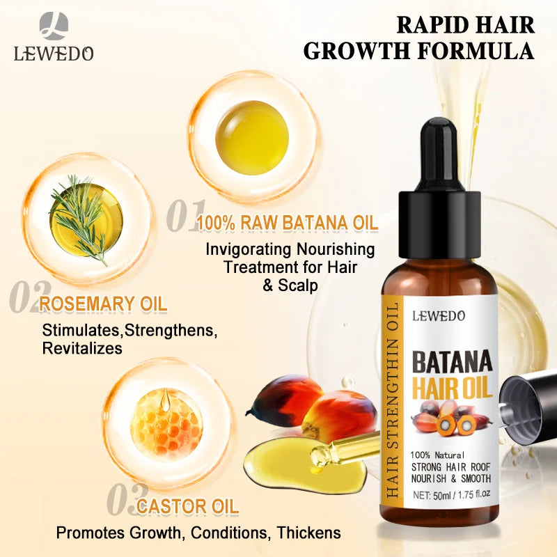 Batana Oil Hair Growth Kit Traction Alopecia Hair Repair Spray Repairs Damage Hair Keratin Hair Scalp Regrowth Treatment Mask - AliExpress 66