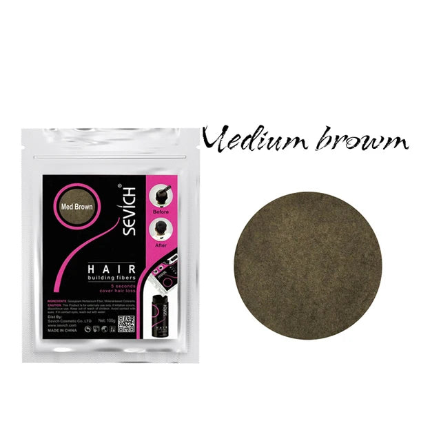 Sevich Hair Building Fibers Powder Spray Keratin Thicker Anti Hair Loss Products Instant Hair Growth Fiber Hair Care Christmas - AliExpress 66