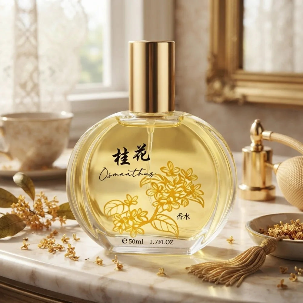 50ML Classic Flower Perfume Fresh Elegant Long Lasting Floral Fragrance Osmanthus Jasmine Gardenia Rose Orchid For Daily Dating