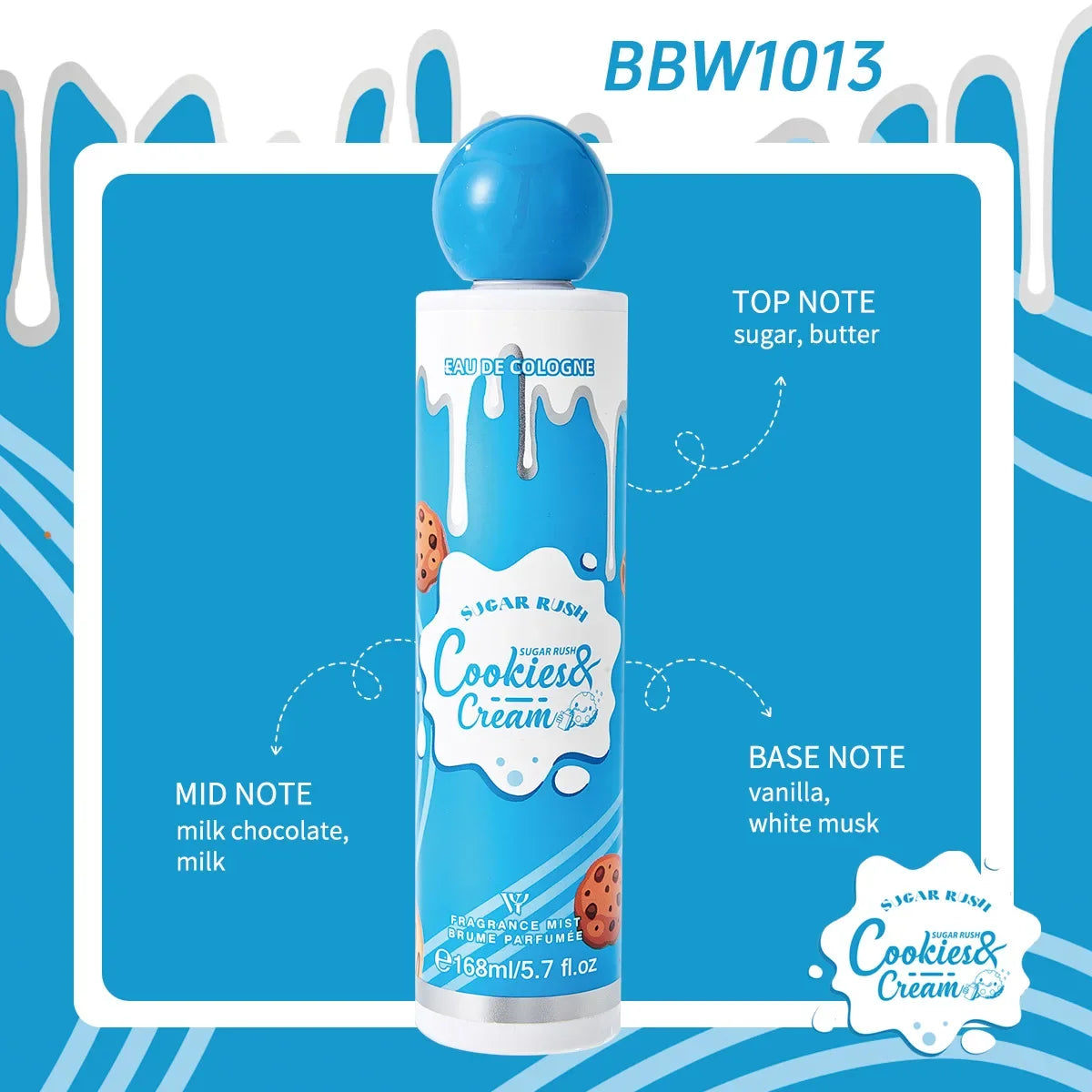 Sugar Gourmand Perfume Body Spray Fresh Sweet Chocolate Cream Candy Cherry Scent Long-lasting Fragrance Body Spray - AliExpress 66