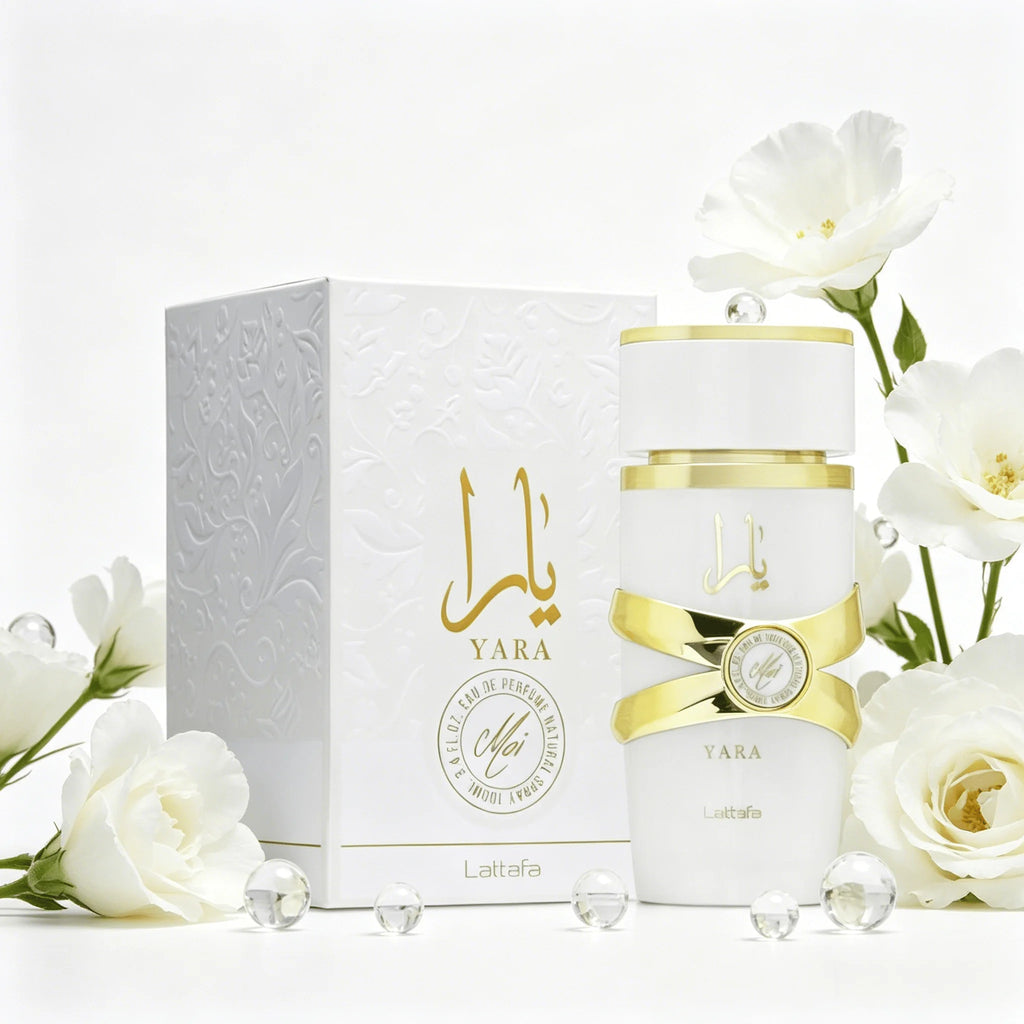 Yara Lattafa Yara Moi Edp 100ml Perfume for Women Warm Soft Floral Milky Vanilla Aroma Long Lasting Matte White Gold Cross Ribbon Decor Bottle Complete Gift Box Anniversary Holiday Present - AliExpress 66