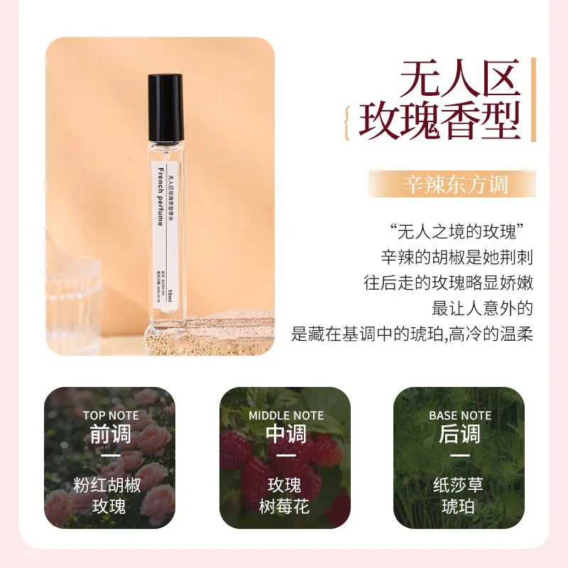 10ML Popular Perfume Portable Mini Eau De Toilette Long Lasting Woody Floral Fragrance Pocket Travel Size For Women Daily Use