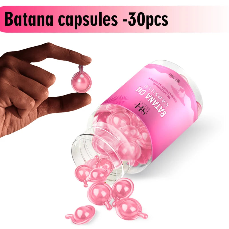 7pc Batana Oil Product Fast Hair Growth Oil For Men Hair Growing Spray Anti Hair Loss Shampoo Butter Hair Mask Hair Care Capsule - AliExpress 66