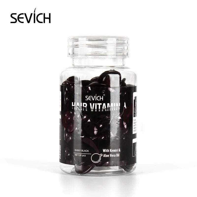 30Pcs Anti Hair Loss Hair Vitamin Capsule Oil Keratin Complex Oil Smooth Silky Hair Serum Hair Mask Repair Frizz Damaged Sevich - AliExpress 66