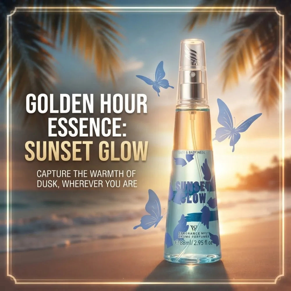 88ml Sunset Glow Women Fragrance Mist Portable Body Perfume Spray Long Lasting Fresh Sweet Scent Travel Daily Gift - AliExpress 66