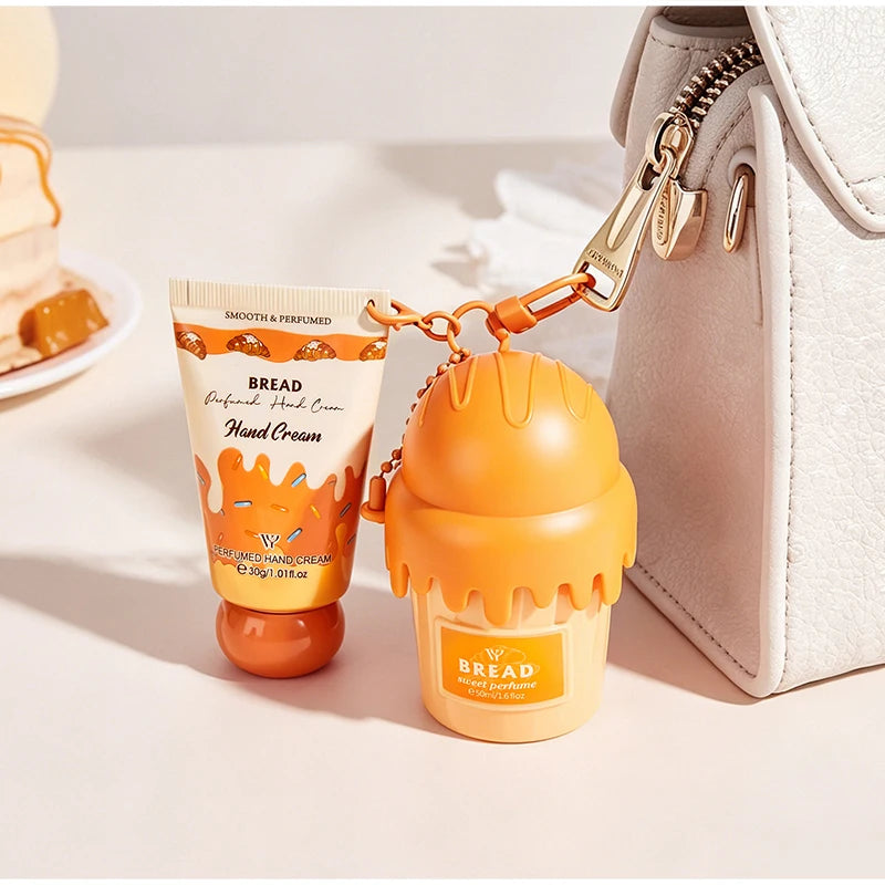 Ice Cream Shape Perfume Mist Hand Cream Set Bread Cherry Chocolate Scent Fragrance Spray Hand Lotion Daily Body Care Gift Kit - AliExpress 66