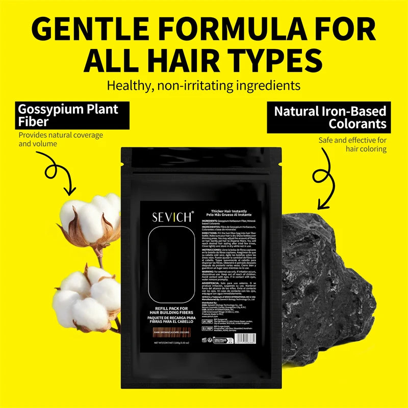 100g Hair Fibers Powder Keratin Hair Building Fiber Instant Hair Loss Conceal Fiber Refill Bag Extension Care Styling Powder - AliExpress 66