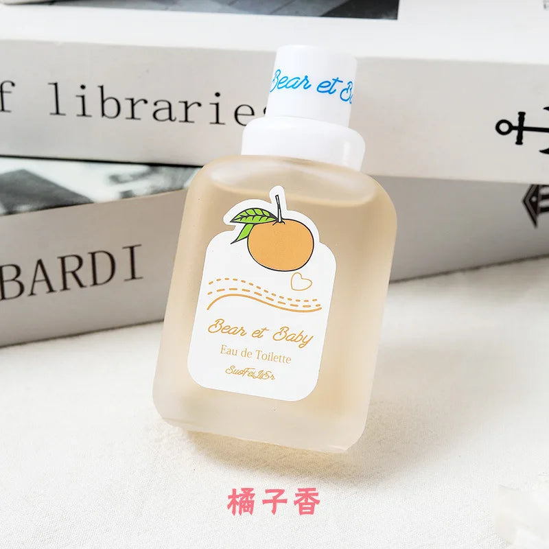 50ML Baby Bear Series Women's Perfume Long Lasting Fragrance Peach Pomegranate Orange Milk Ice Cream Fresh Not Cloying Sweetness