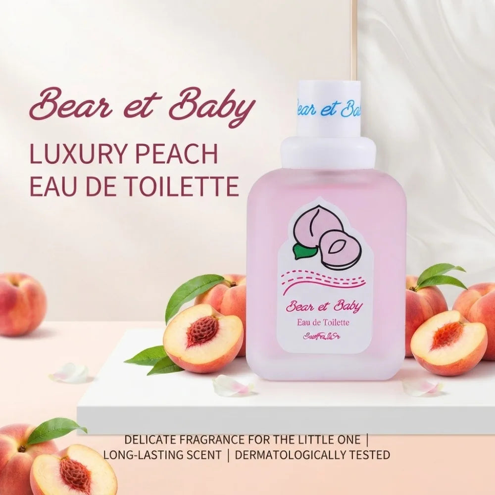 50ML Baby Bear Series Women's Perfume Long Lasting Fragrance Peach Pomegranate Orange Milk Ice Cream Fresh Not Cloying Sweetness