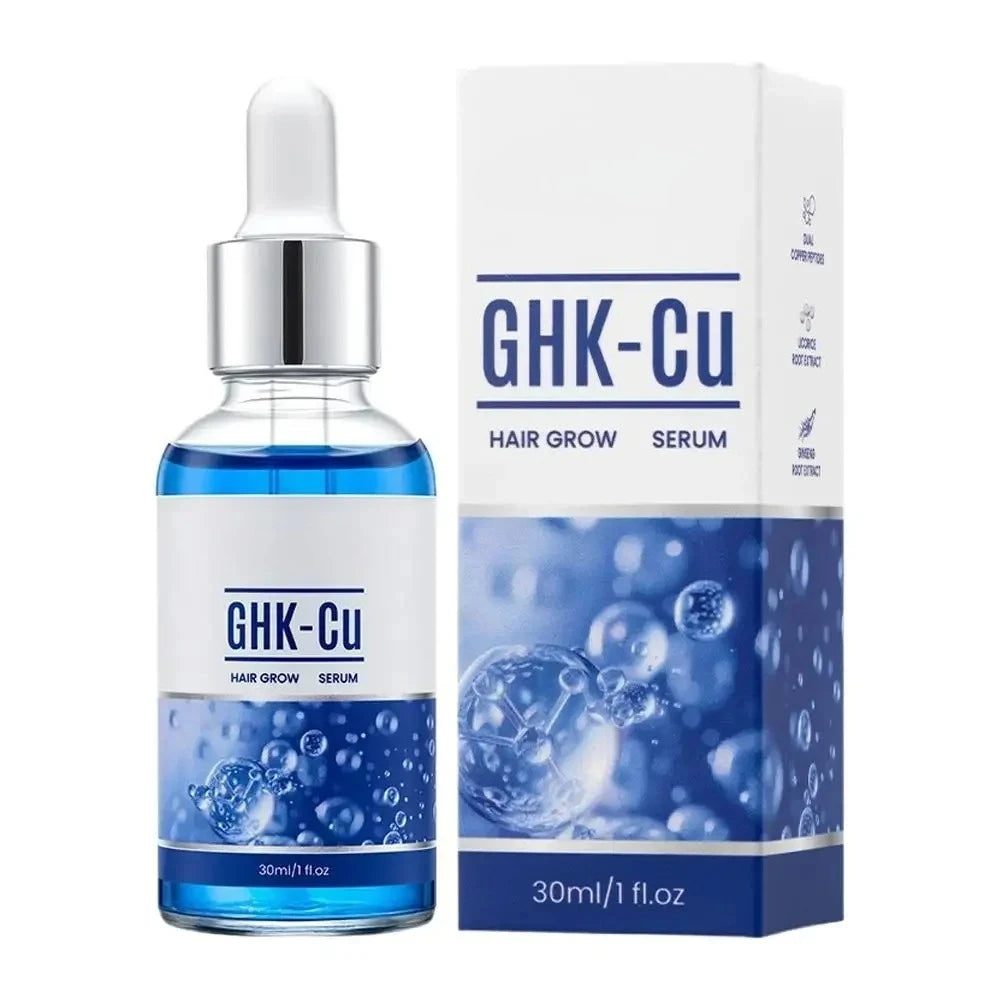 GHK-Cu Copper Peptide Hair Growth Serum ¨C Anti Hair Loss Regrowth Treatment, Root Strengthen Scalp Moisturizer Hair Oil