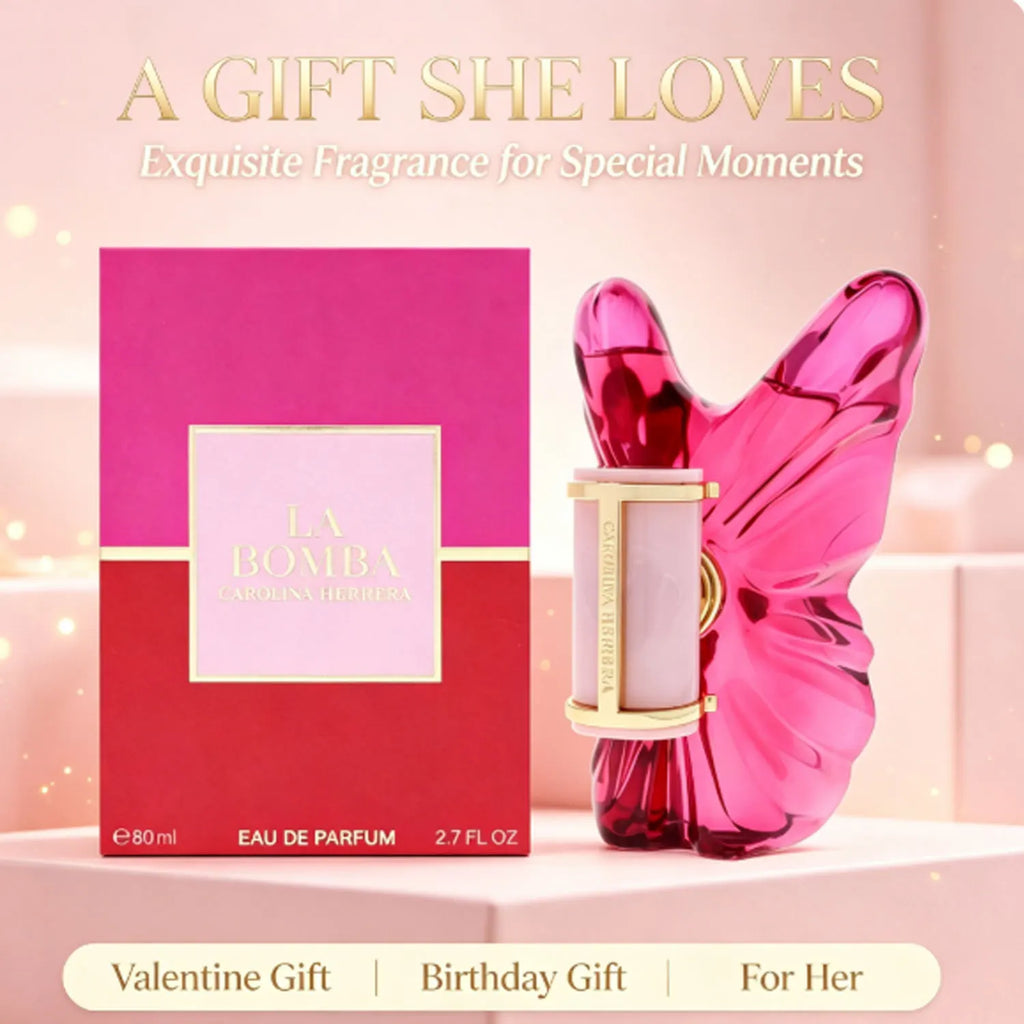 Carolina Herrera La Bomba Eau de Parfum Spray for Women 2.7oz Long Lasting Luxury Feminine Fragrance Daily Dating Perfume Gift - AliExpress 66