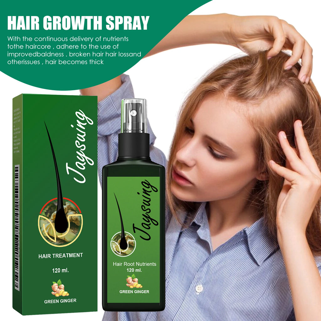 Fast Hair Growth Spray Anti-Baldness Thickening Growing Moisturize Smooth Hair Repair Split Frizz Ginger Scalp Treatment Essence - AliExpress 66