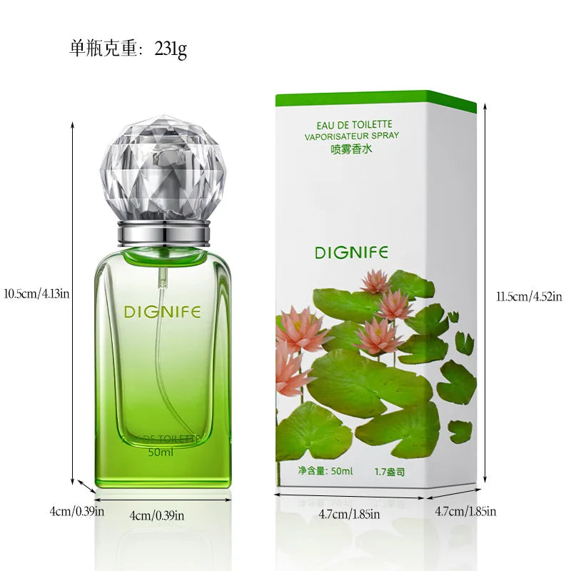 50ML Nile Garden Perfume Eau de Toilette Spray for Women Crystal Cap Long Lasting Floral Fruity Perfume Gift for Her Birthday