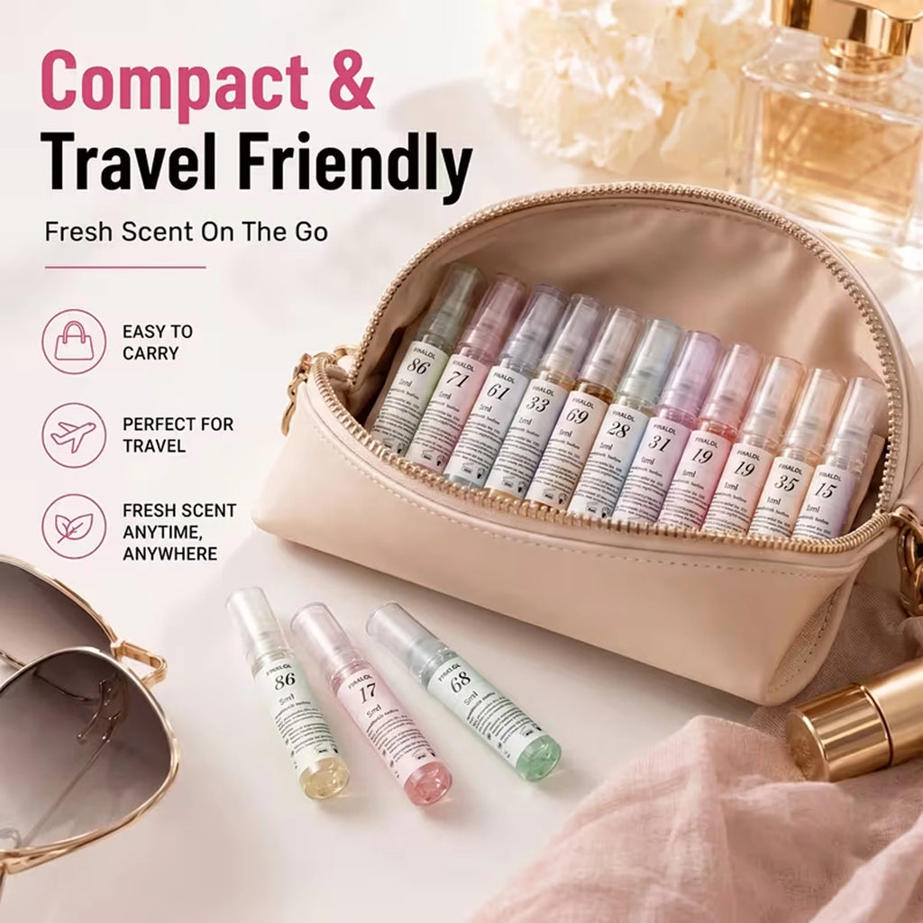 20PCS Of Long-lasting, High-concentration Mini Perfume Sprays for Women - Perfect for Casual Wear And As A Gift, Compact And Portable (Floral/Fruity/Woody Scents) - An Ideal Choice for Perfume Lovers, And A Great Birthday/Anniversary Gift for Women.